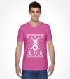 Cute Reindeer Hanukkah Chrismukkah Ugly Holiday Shirt