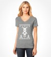 Cute Reindeer Hanukkah Chrismukkah Ugly Holiday Shirt