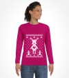 Cute Reindeer Hanukkah Chrismukkah Ugly Holiday Shirt