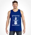 Snowman with Star of David "Ugly Holiday Design" Shirt