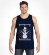 Snowman with Star of David "Ugly Holiday Design" Shirt