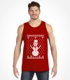 Snowman with Star of David "Ugly Holiday Design" Shirt