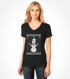 Snowman with Star of David "Ugly Holiday Design" Shirt