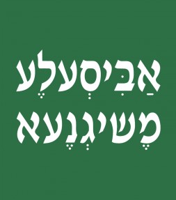 A Bisele Meshugana Funny Jewish Saying Hebrew Shirt