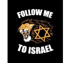 Star of David Follow Me to Israel Crest Insignia Shirt