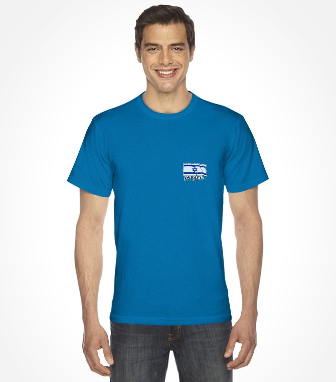 Israel Flag Crest Design Shirt