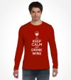 Keep Calm and Drink Wine Funny Jewish Passover Shirt