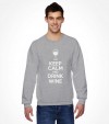 Keep Calm and Drink Wine Funny Jewish Passover Shirt