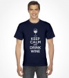 Keep Calm and Drink Wine Funny Jewish Passover Shirt