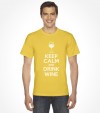 Keep Calm and Drink Wine Funny Jewish Passover Shirt