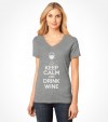 Keep Calm and Drink Wine Funny Jewish Passover Shirt