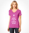 Keep Calm and Drink Wine Funny Jewish Passover Shirt