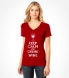 Keep Calm and Drink Wine Funny Jewish Passover Shirt