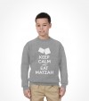 Keep Calm and Eat Matzah Funny Jewish Passover Shirt