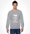 Keep Calm and Eat Matzah Funny Jewish Passover Shirt