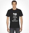 Keep Calm and Eat Matzah Funny Jewish Passover Shirt