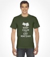 Keep Calm and Eat Matzah Funny Jewish Passover Shirt