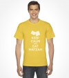 Keep Calm and Eat Matzah Funny Jewish Passover Shirt