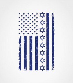 Jewish U.S.A. and Israel Flag Shirt