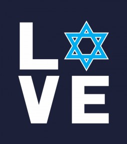 I Love Israel - Jewish Star of David Support Israel