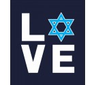 I Love Israel - Jewish Star of David Support Israel