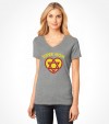 Super Mom Star of David Jewish Super Hero Shirt