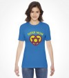 Super Mom Star of David Jewish Super Hero Shirt