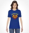 Super Mom Star of David Jewish Super Hero Shirt