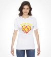 Super Mom Star of David Jewish Super Hero Shirt