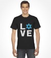 I Love Israel - Jewish Star of David Support Israel