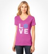 I Love Israel - Jewish Star of David Support Israel