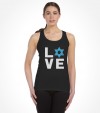 I Love Israel - Jewish Star of David Support Israel