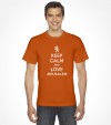 Keep Calm and Love Jerusalem Lion of Judah Shirt