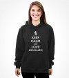 Keep Calm and Love Jerusalem Lion of Judah Shirt