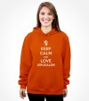 Keep Calm and Love Jerusalem Lion of Judah Shirt