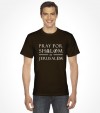 Pray for Shalom in Jerusalem Star of David Shirt