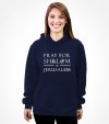 Pray for Shalom in Jerusalem Star of David Shirt