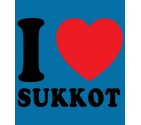 I Love Sukkot Jewish Holiday Shirt