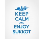 Keep Calm and Enjoy Sukkot Funny Jewish Holiday Shirt