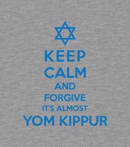 Keep Calm and Forgive, It's Almost Yom Kippur Jewish Shirt