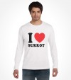 I Love Sukkot Jewish Holiday Shirt