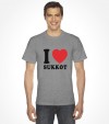 I Love Sukkot Jewish Holiday Shirt