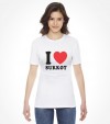 I Love Sukkot Jewish Holiday Shirt