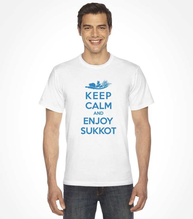 Keep Calm and Enjoy Sukkot Funny Jewish Holiday Shirt