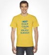 Keep Calm and Enjoy Sukkot Funny Jewish Holiday Shirt