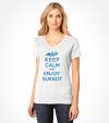 Keep Calm and Enjoy Sukkot Funny Jewish Holiday Shirt