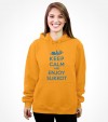 Keep Calm and Enjoy Sukkot Funny Jewish Holiday Shirt