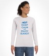 Keep Calm and Enjoy Sukkot Funny Jewish Holiday Shirt