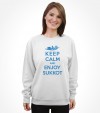 Keep Calm and Enjoy Sukkot Funny Jewish Holiday Shirt