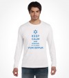 Keep Calm and Forgive, It's Almost Yom Kippur Jewish Shirt